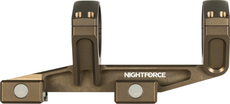 Nightforce UltraMount 34mm One-Piece Scope Ring Mount, 1.540in, 0 MOA, Dark Earth (A696)