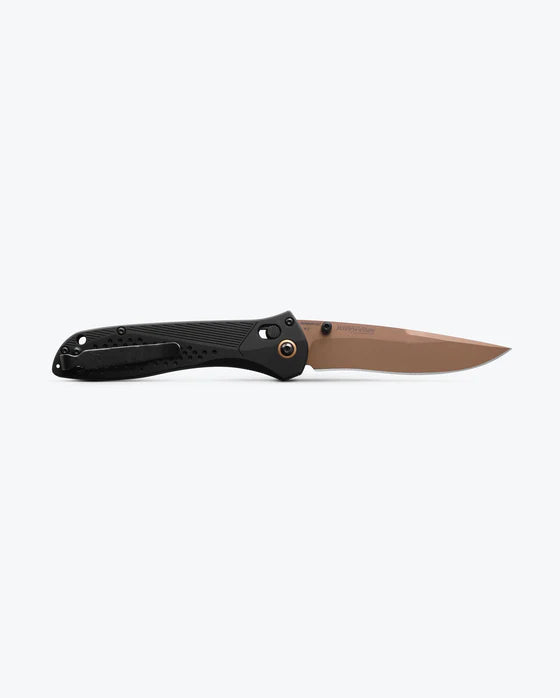 Benchmade Seven Ten Black Aluminum 710 Limited 4" Drop-Point Folding Knife (710FE-2401)