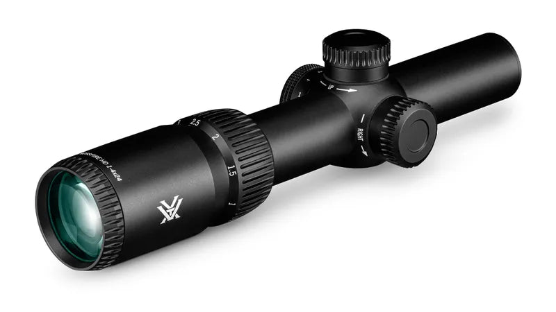 Vortex Optics Crossfire HD 1-4x24 Illuminated Dead-Hold 2A BDC (MOA) Reticle 30mm Tube SFP Riflescope (CFR-1401I)