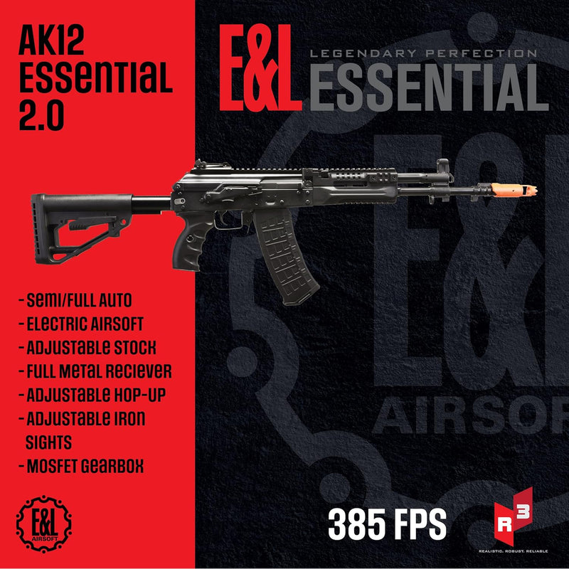 Umarex E&L AK12 Essential 2.0 A116S AEG 6mm Airsoft Rifle (2277004)