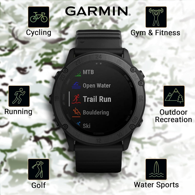 Garmin tactix Delta Premium GPS Smartwatch with Wearable4U Power Pack Bundle