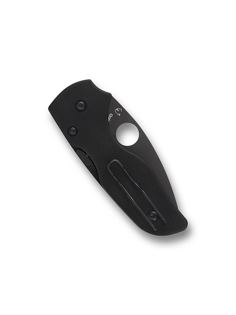 Spyderco Lil' Native G-10 2.42" Black SpyderEdge Folding Pocket Knife (C230GSBBK)