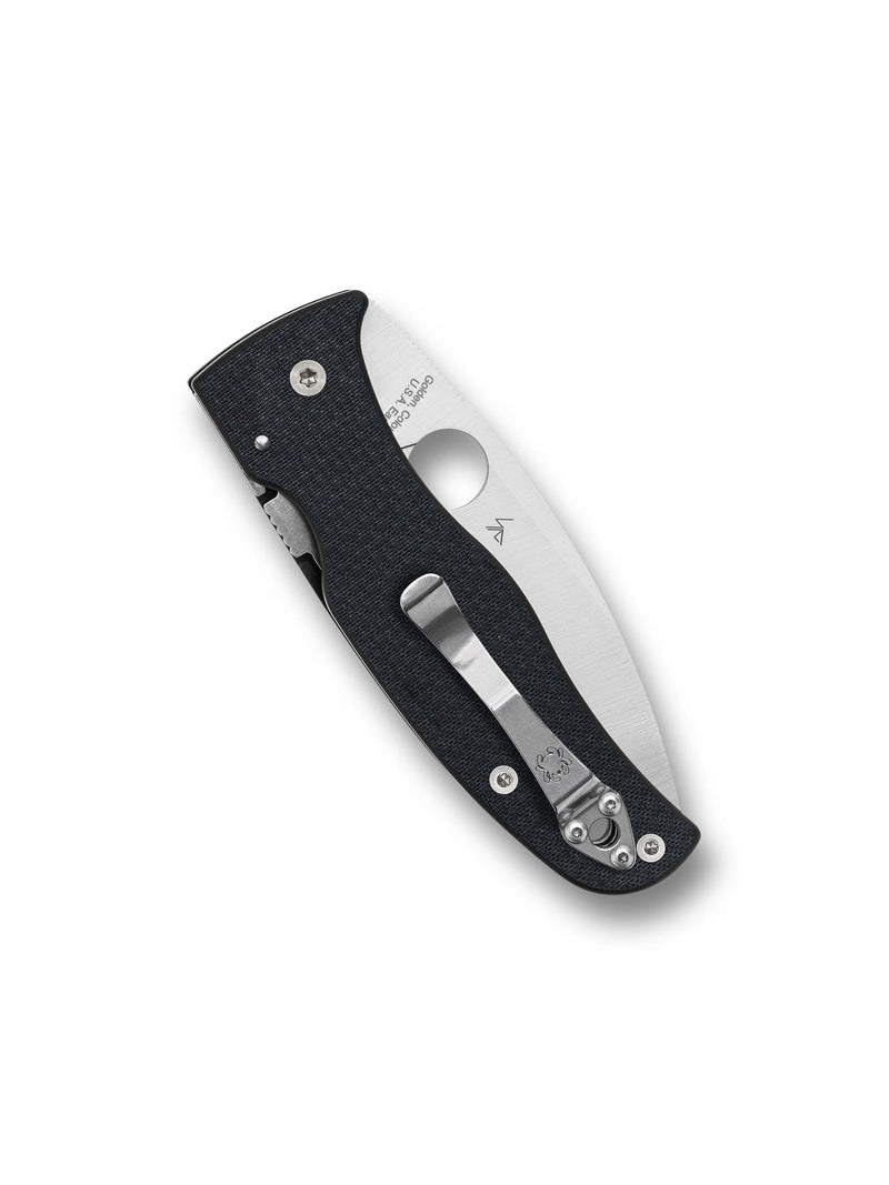 Spyderco Bodacious Carbon Fiber CPM S90V Sprint Run 3.63" Plain Edge Folding Pocket Knife (C263CFP90V)