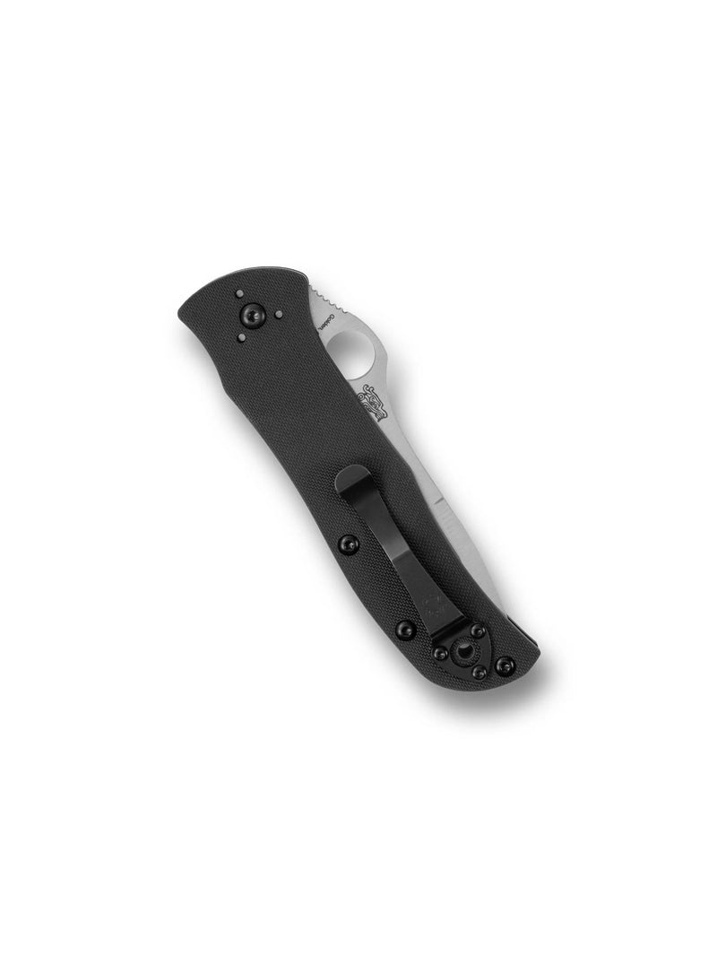 Spyderco Starmate Black G-10 CPM 20CV Sprint Run 3.74" Plain Edge Folding Pocket Knife (C55G20CVP)