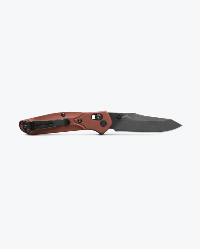 Benchmade Mini Osborne Burnt Copper Aluminum 2.92" Plain Edge Folding Pocket Knife (945BK-03)