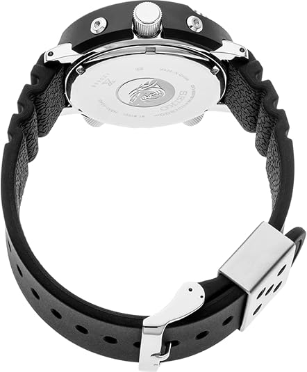 Seiko Prospex Divers Solar 47.8mm Black Dial Men's Watch (SNJ025)