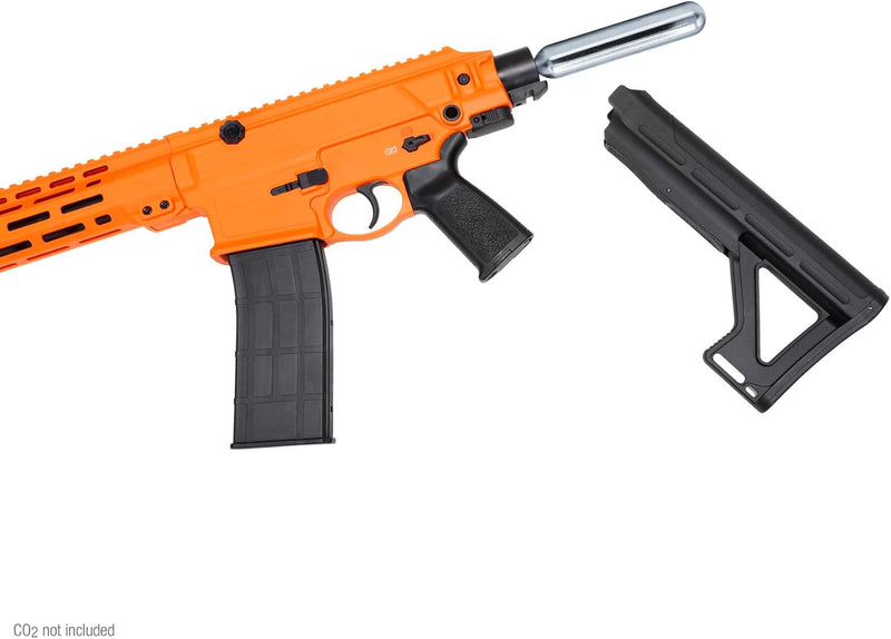 Umarex P2P Defensor .68 Cal CO2 Impact Paintball Marker, Orange/Black (2292333)