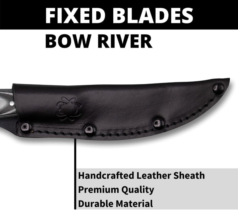 Spyderco Bow River Plain Edge 4.36" Fixed Blade Knife (FB46GP)