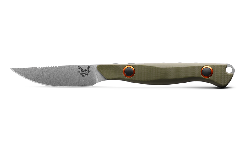 Benchmade Flyway OD Green 15700-01 OD Green G-10 Satin 2.7" Fixed Blade Knife