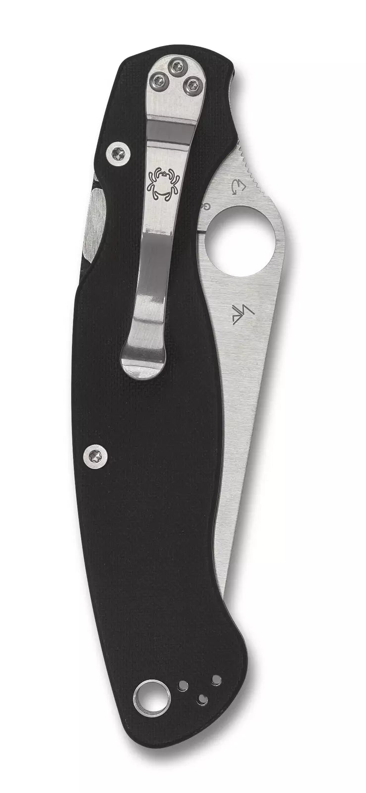 Spyderco Military2 CombinationEdge 4" Folding Pocket Knife (C36GPS2)