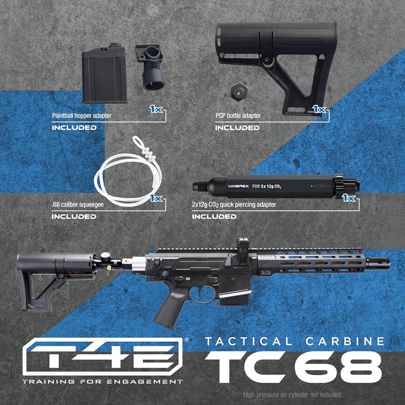 Umarex T4E TC68 .68 Caliber CO2 Paintball Marker (2292185)