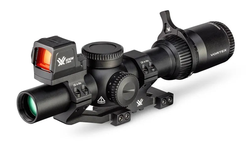 Vortex Optics Venom Bundle 1-6x24 SFP AR-BDC3 (MOA) Riflescope and Venom 3 MOA Enclosed Micro Red Dot Sight (BNDL-VEN1601-VENMRD3-MTS)