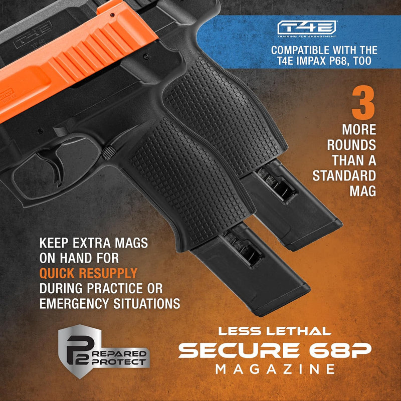 Umarex P2P Secure 68P Extended 9 Rounds Paintball Pistol Magazine (2292336)