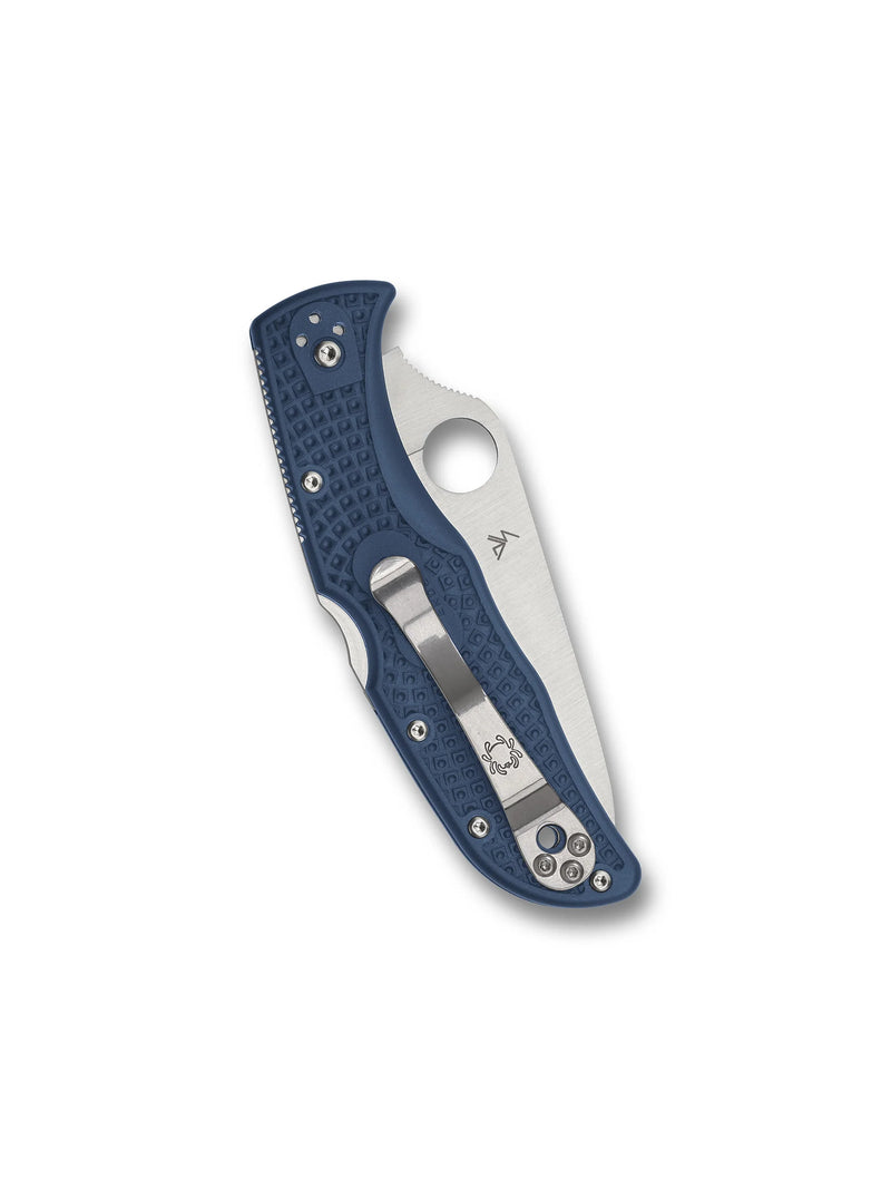 Spyderco Endela Lightweight CPM SPY27 3.41" Plain Edge Folding Pocket Knife (C243PCBL)