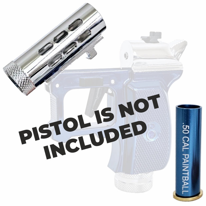 Hawki Gem .50 Caliber Paintball Barrel Set for Gem CO2 Air Pistol, Paintball Cartridge, Premium Construction, 300+ FPS, Barrel Only (Hi-G-PBBrl)