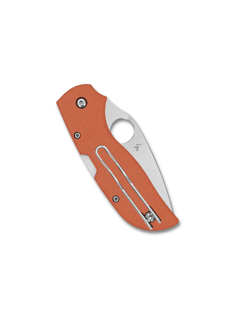 Spyderco Chaparral CPM REX 121 2.8" Plain Edge Folding Pocket Knife (C152GPBOR)