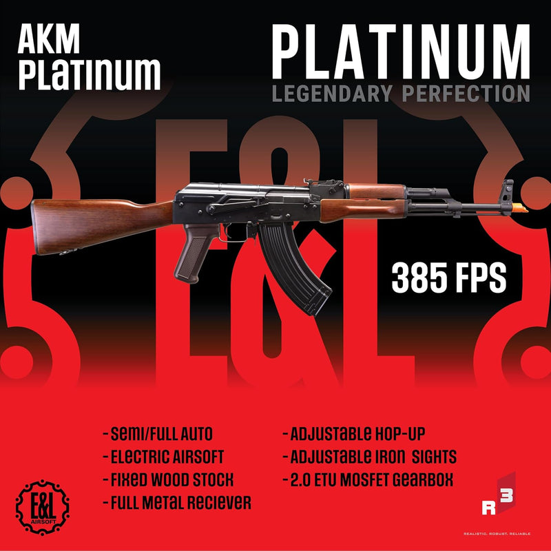 Umarex E&L AKM Platinum 2.0 A101PT w/PT 2.0 ETU V3 AEG 6mm Airsoft Rifle (2277005)