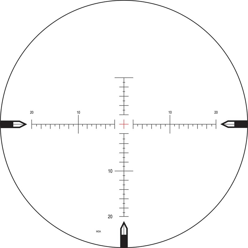 NIGHTFORCE ATACR 7-35x56mm F2 34mm Tube Illuminated ZeroSet Second Focal Plane Black Hunting Gun Scope, Moar-T Reticle, C626