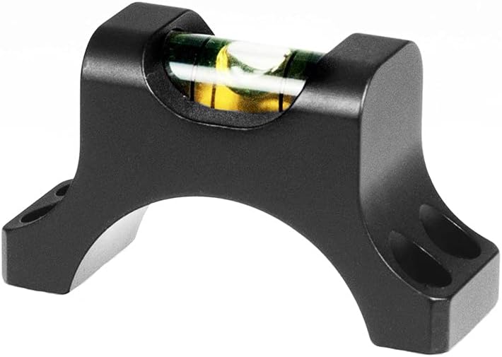 NightForce XTRM 30mm 4 Screw Top Half of Ring With Bubble Level, Black