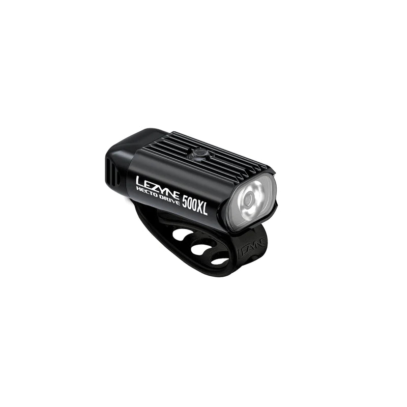 Lezyne Hecto Drive 500XL and KTV Drive Pro+ Bicycle Light Set, Front and Rear Pair, 500/150 Lumen, USB/USB-C Rechargeable (1-LED-9P-V1704)