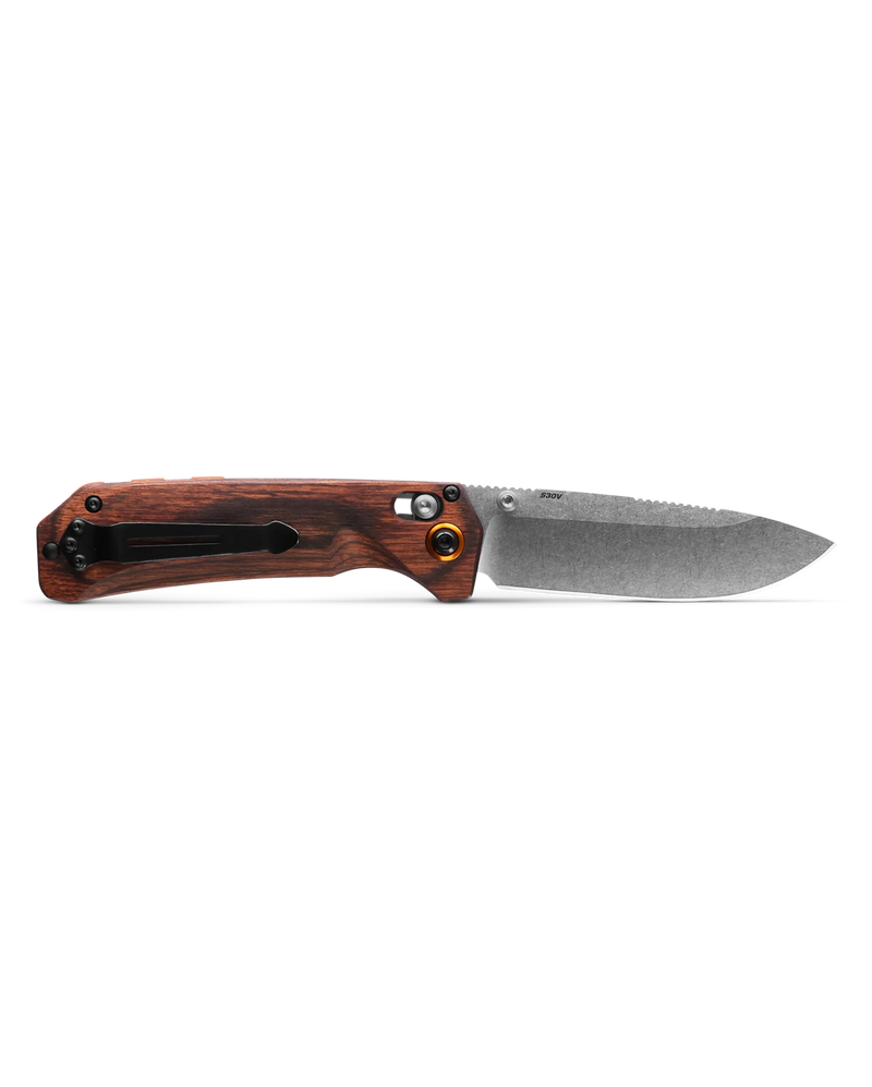 Benchmade Grizzly Creek 15062 Stabilized Wood 3.49" CPM-S30V Stainless Folding Pocket Knife