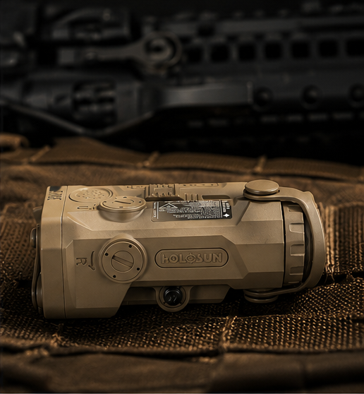 Holosun Light Green Laser Aiming Module with Visible/IR Laser and Illuminator, FDE (IRIS-GR3-FDE)