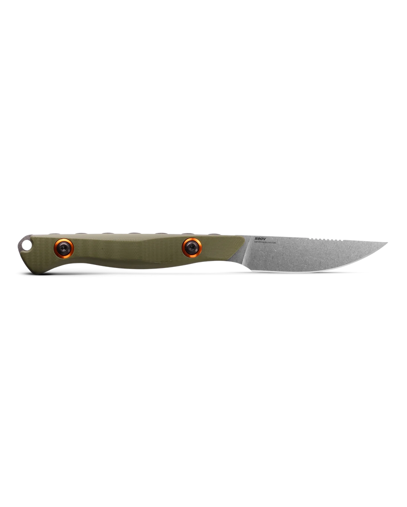 Benchmade Flyway OD Green 15700-01 OD Green G-10 Satin 2.7" Fixed Blade Knife