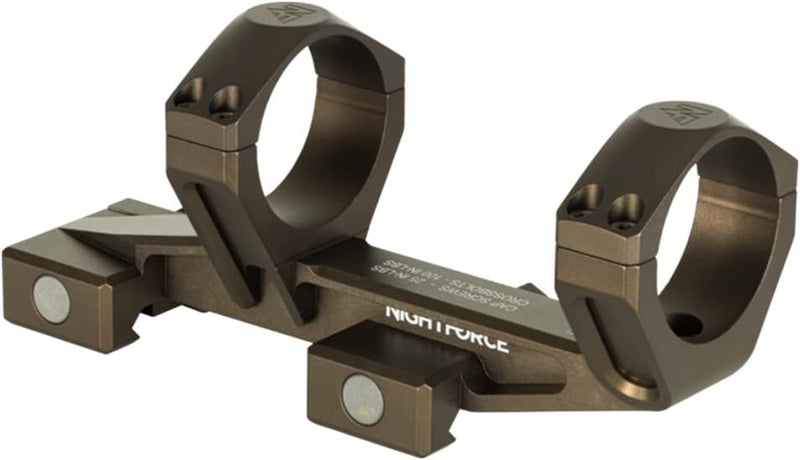 Nightforce UltraMount 30mm One-Piece Scope Ring Mount 1.54" 0 MOA Dark Earth (A695)