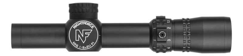 Nightforce NX6 1-6x24mm F1 FC-DMx Lightweight Riflescope (C726)