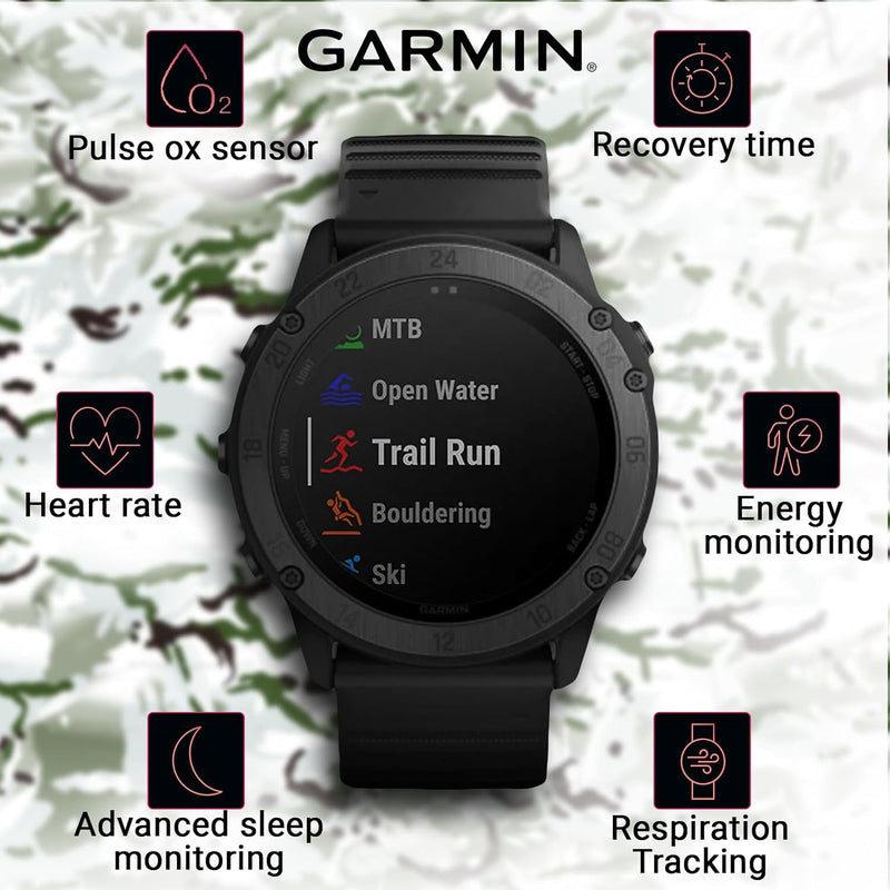 Garmin tactix Delta Premium GPS Smartwatch with Wearable4U Power Pack Bundle