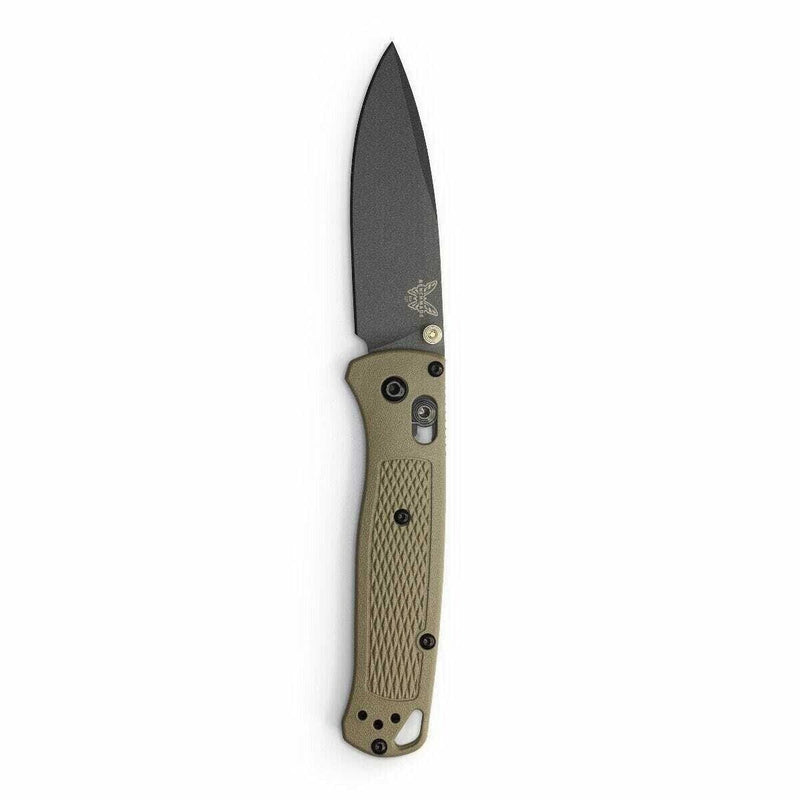 Benchmade 535GRY-1 Bugout 3.24" Gray Cerakote S30V Ranger Green Folding Knife with Benchmade Blue Lube Lubricant for knives 37ml 1.25fl oz (Made in USA)