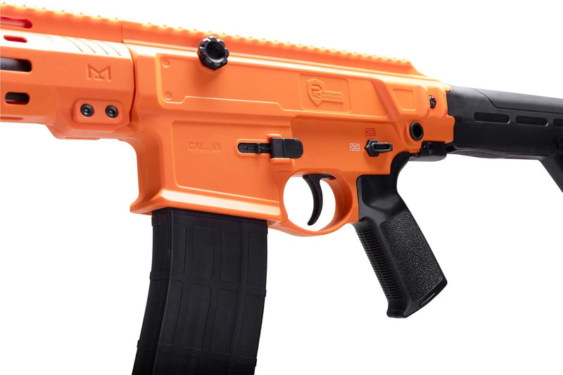 Umarex P2P Defensor .68 Cal CO2 Impact Paintball Marker, Orange/Black (2292333)