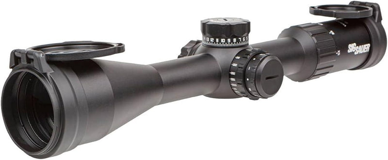 Sig Sauer WHISKEY4 5-20X50mm Exposed Zero Stop Non-Illuminated (FFP) MOA Milling Hunter 2.0 Riflescope (SOW45001)