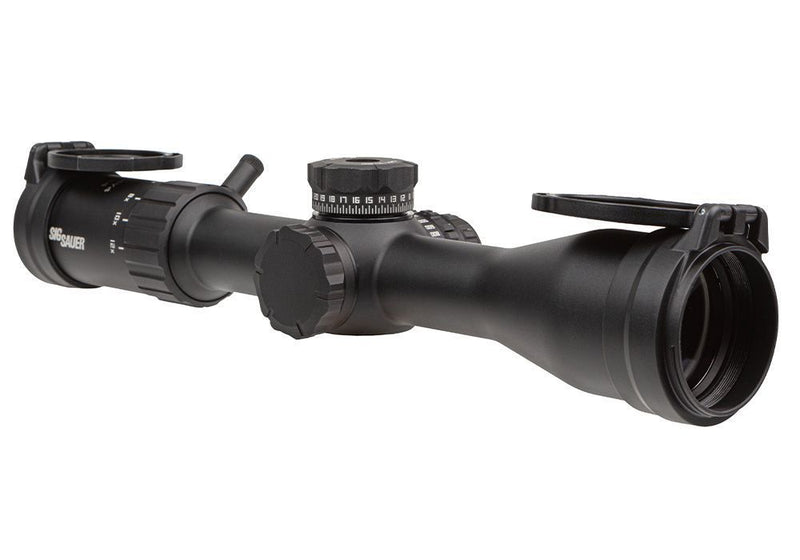 Sig Sauer WHISKEY4 3-12X44MM EXPOSED ZERO STOP ILLUMINATED SFP Riflescope (SOW43002)