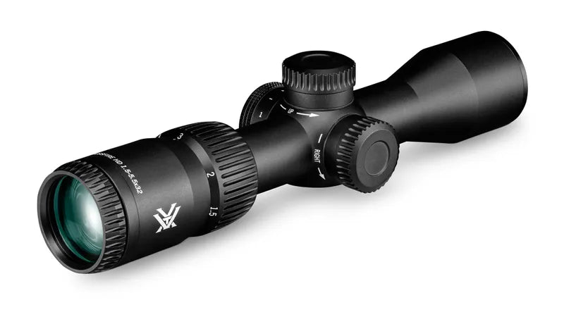 Vortex Optics Crossfire HD 1.5-5.5x32 Scout Illuminated Dead-Hold 2A BDC (MOA) Reticle 1" Tube SFP Riflescope (CFR-1501I)