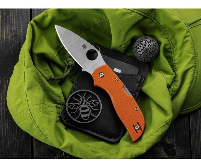 Spyderco Chaparral CPM REX 121 2.8" Plain Edge Folding Pocket Knife (C152GPBOR)