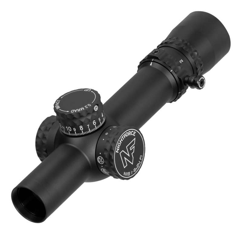 Nightforce NX8 1-8x24 F1 FC-MIL 30mm Tube FFP Riflescope (C598)