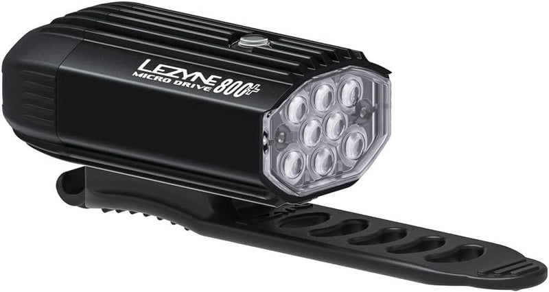 Lezyne Micro Drive 800+ and KTV Drive Pro+ Bicycle Light Set, Front and Rear Pair, 800/150 lumen, USB-C Rechargeable (1-LED-2P-V1537)
