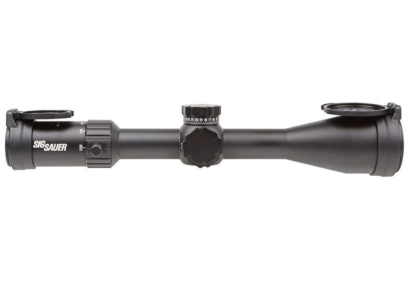 Sig Sauer WHISKEY4 5-20X50mm Exposed Zero Stop Illuminated (FFP) MOA Milling Hunter 2.0 Riflescope (SOW45002)