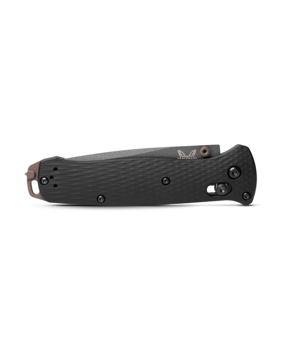 Benchmade 537SGY-03 Bailout Black Aluminum Serrated 3.38" Folding Pocket Knife