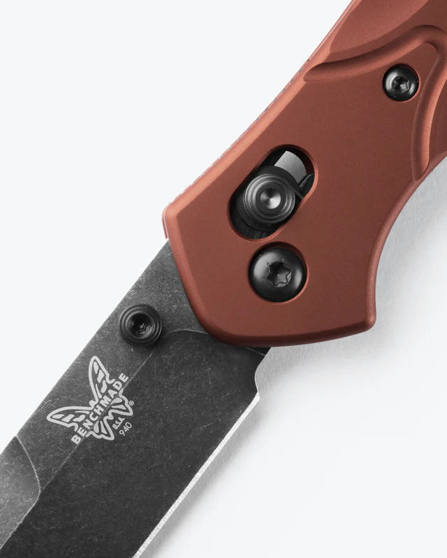 Benchmade Mini Osborne Burnt Copper Aluminum 2.92" Plain Edge Folding Pocket Knife (945BK-03)
