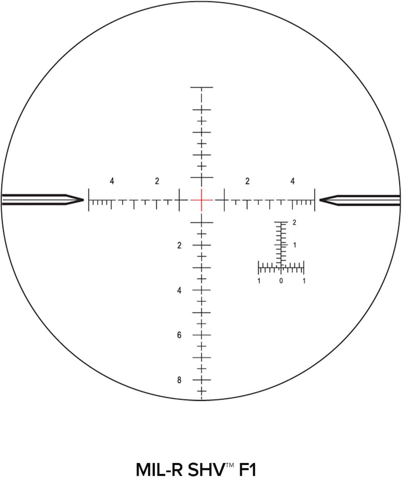 NIGHTFORCE SHV 4-14x50mm F1 30mm ZeroSet Versatile Riflescope