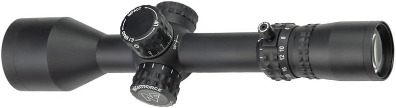 Nightforce NX8 2.5-20X50mm F1 Mil-XT FFP ZeroStop Ultra-Compact Rugged Black Riflescope (C632)