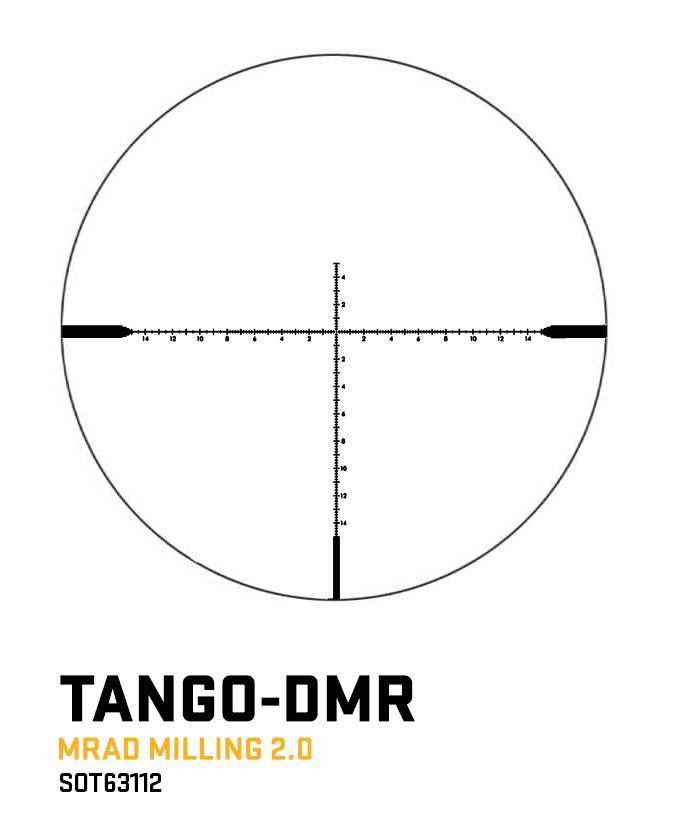 Sig Sauer TANGO-DMR 3-18X44mm (FFP) MRAD MILLING 2.0 Riflescope (SOTD63112)