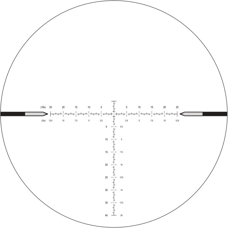 Nightforce NX8 4-32x50mm MOAR-CF2D SFP Black Riflescope (C641)