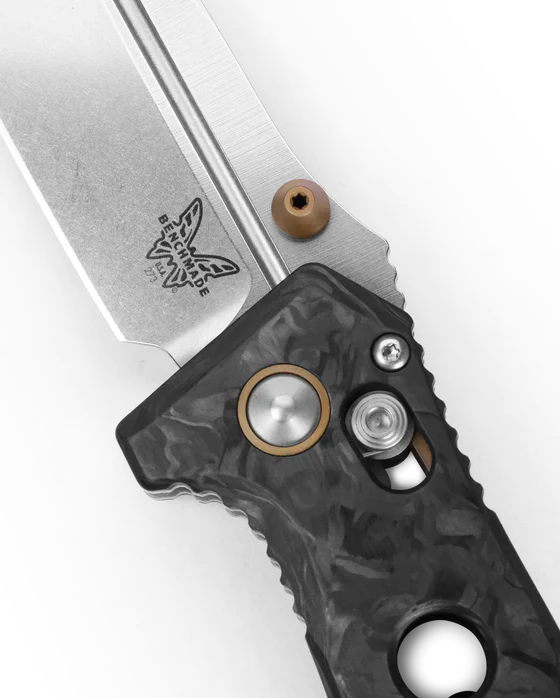 Benchmade 273-03 Mini Adamas Marbled Carbon Fiber 3.25" Drop-Point Folding Pocket Knife