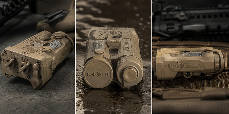 Holosun Light Green Laser Aiming Module with Visible/IR Laser and Illuminator, FDE (IRIS-GR3-FDE)