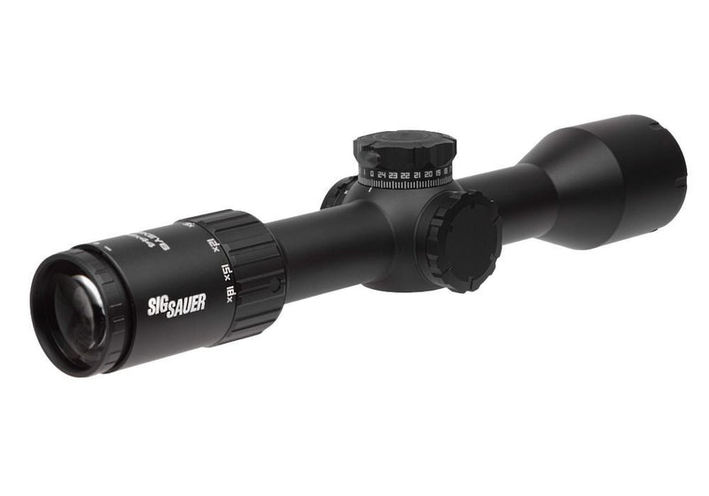 Sig Sauer WHISKEY6 3-18X44mm Multi-Lock Zero Stop (SFP) Quadplex Riflescope (SOW63114)