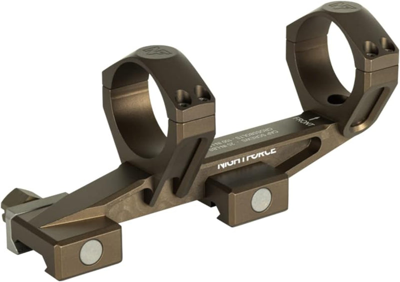 Nightforce UltraMount 30mm One-Piece Scope Ring Mount 1.54" 0 MOA Dark Earth (A695)