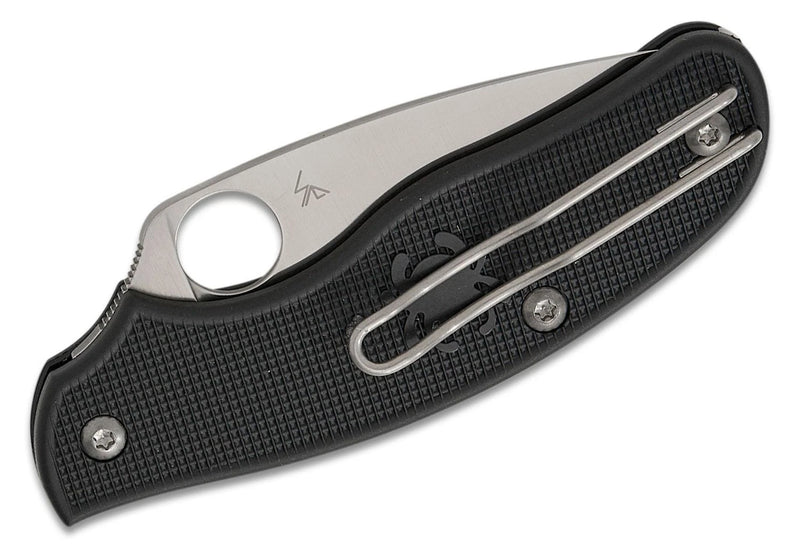 Spyderco Metropolitan Lightweight Plain Edge 2.68" Folding Pocket Knife (C213PBK)